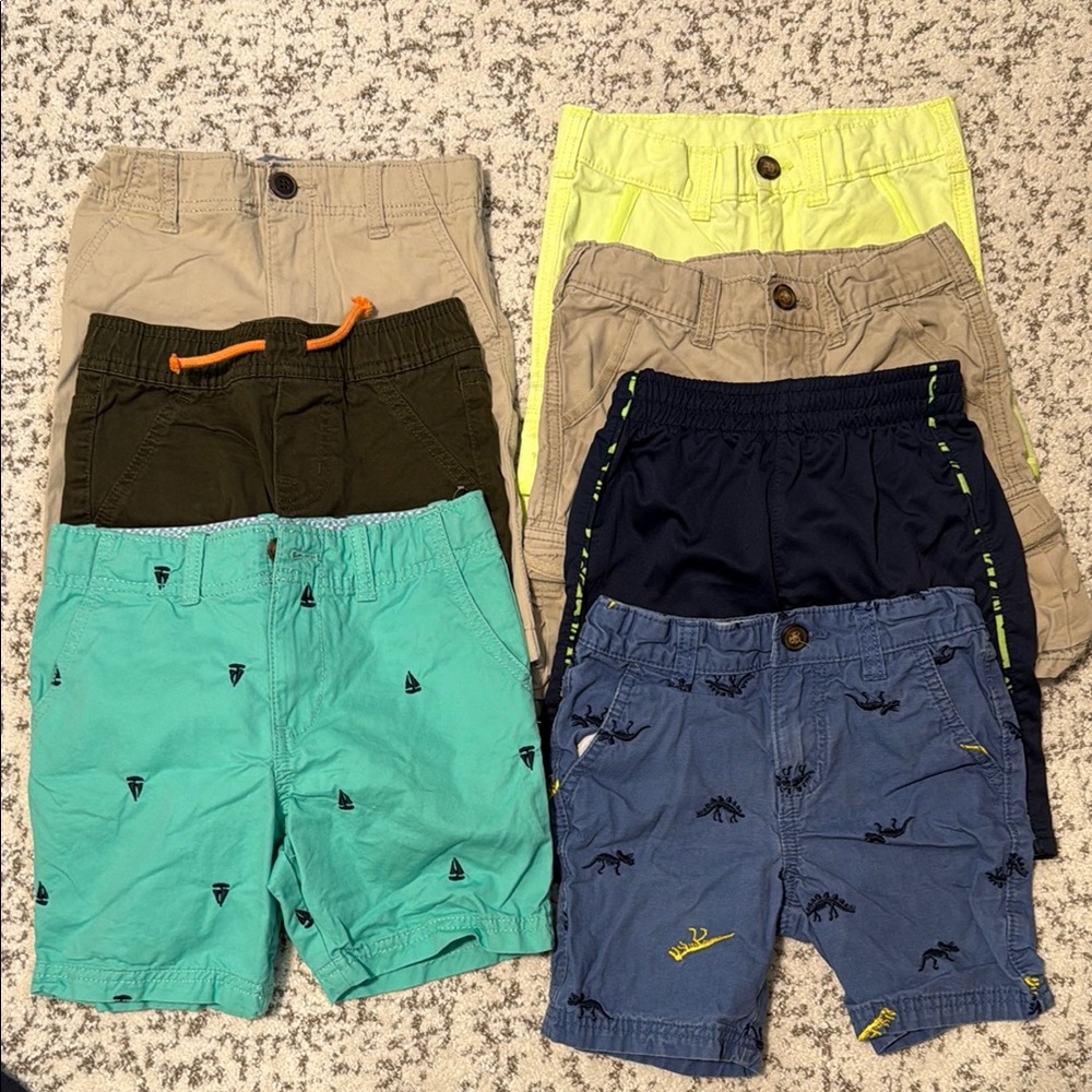 Carter's Tan and Yellow Casual Shorts